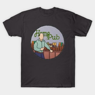 Whiskey Aficionado Midlife Merit Badges T-Shirt